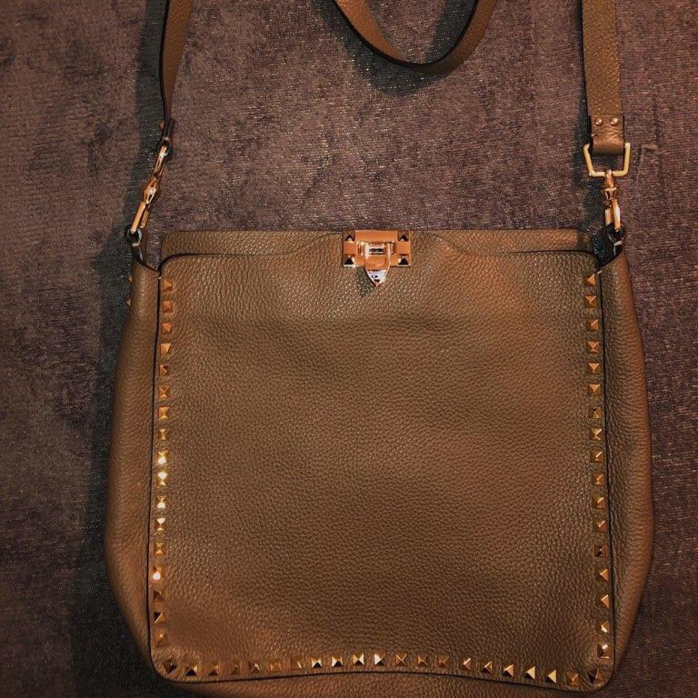 Valentino Rockstud Hobo Bag
